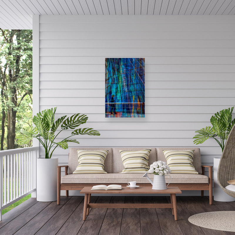 «Blu on Canvas» par Massimo Della Latta, reproduction, H 47 po x l 30 po