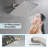 Rain Fixed Shower Head 1.8 GPM GPM-90695621