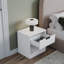 Siek 45cm W Metal Bedside Table-1192512819