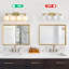Luminaire de salle de bain 4 lumières résistant à l'humidité avec abat-jour en verre givré-467500890-467500876