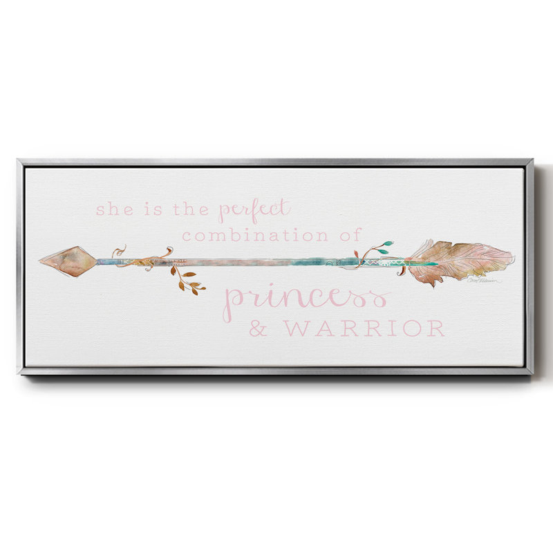 Princess & Warrior- Framed Canvas