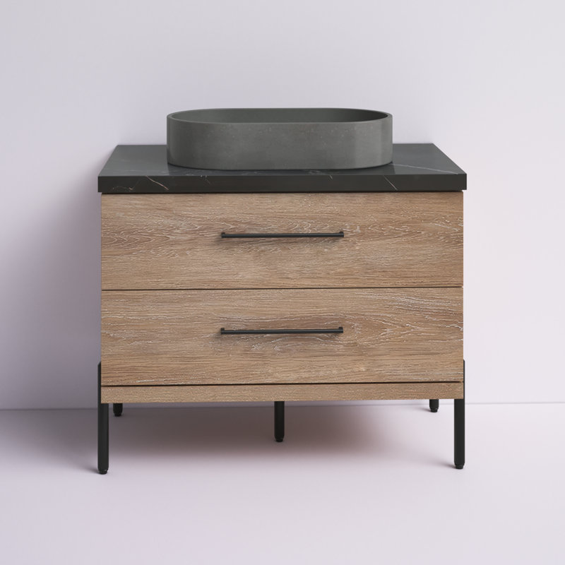 Ensemble de meuble-lavabo simple 36 po Nolte, Ovale