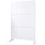 Écran d'intimité autoportant en métal l 48 po x H 76 po - Panneau de séparation intérieur / extérieur pour patio, balcon, terrasse et jardin