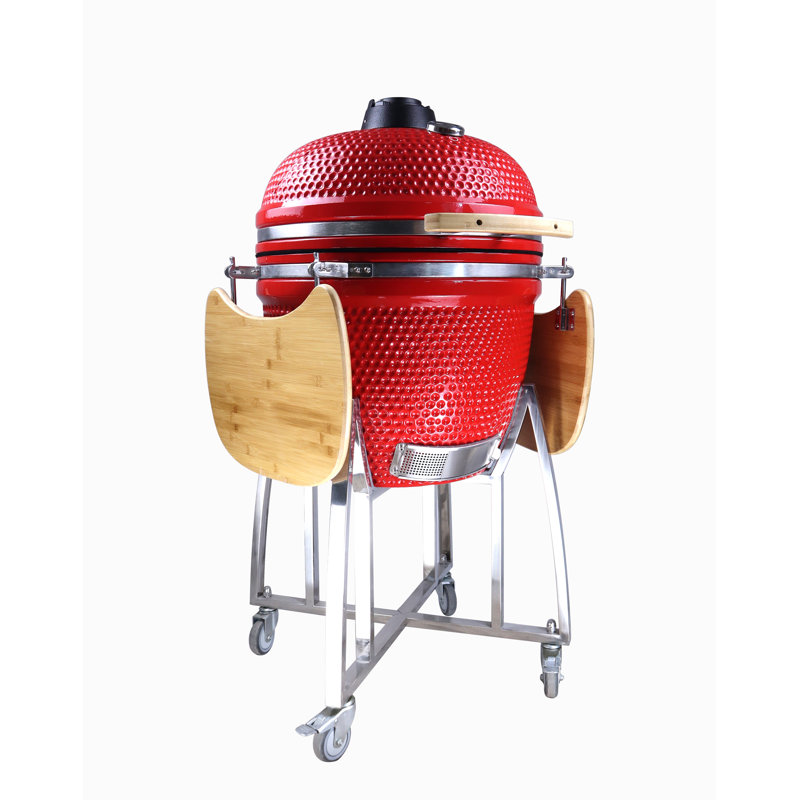 Barbecue ComfortBilt Kamado - gris anthracite - 23 po - rouge