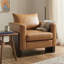 Fauteuil club avec pieds en bois d'hévéa-1513870295