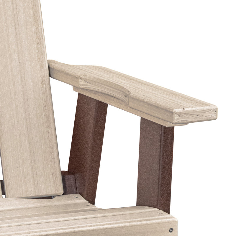 Fauteuil oscillant Brandon , Bois de bouleau / brun Tudor