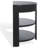 Christy Reeded Half Moon Console Table-1127455182