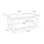 Harrell Frame Coffee Table with Storage-101515144