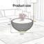 Table basse ronde en bois 30,51 pouces