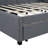 Full Size Upholstered Daybed With 2 Storage Drawers Sofa Bed Frame No Box Spring Needed, Linen Fabric (Gray)