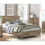 Grand lit de style rustique, grand lit avec finition en pin vieilli et mobilier-772424342