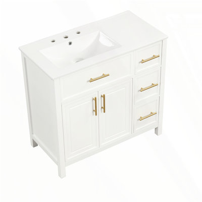 Meuble-lavabo 36 po avec comptoir d'évier