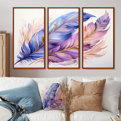 Phelan - Feathers Wall Art Decor Set