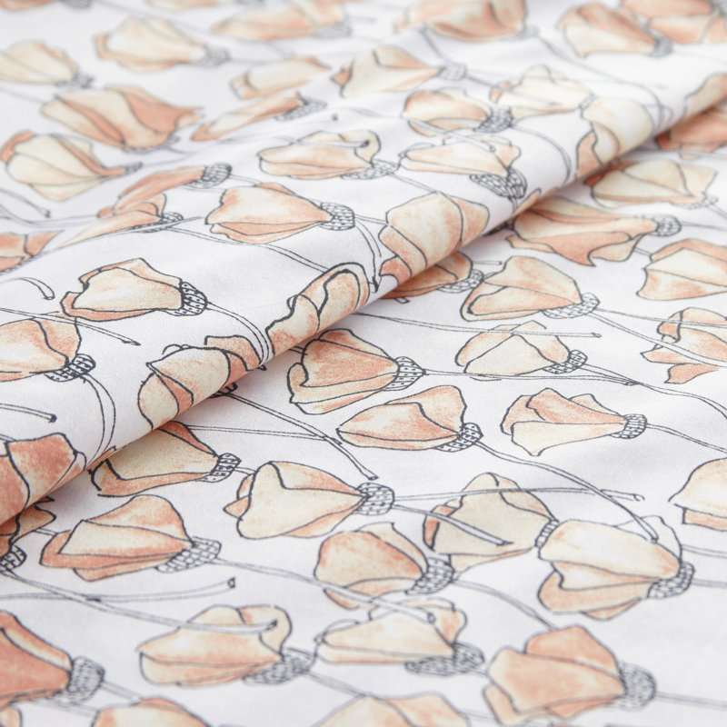 Ensemble de draps 100% satin de coton 300 fils Forevermore, Ensemble de draps pour lit double + un drap-housse, Rosé