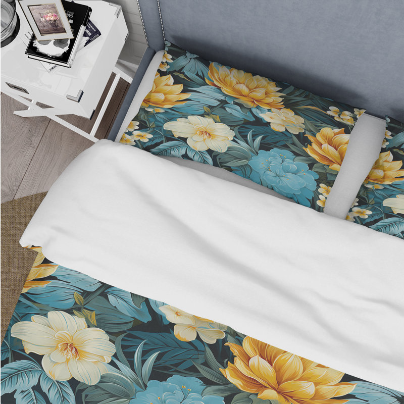 Ensemble de housse de couette Pineapple Serenity, Housse de couette pour très grand lit et 2 très