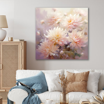 " Pink Chrysanthemums Romantic Impression II "