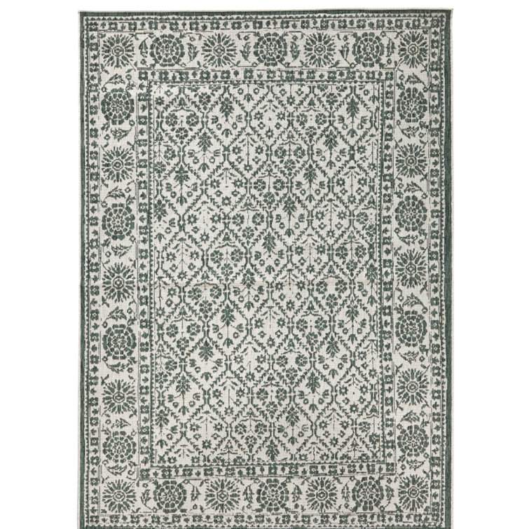 Curacao Flatweave Green Rug