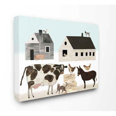 «Minimal Farm Animals Barn and Home», impression