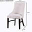 Chaise de salle à manger de style transitionnel 2 pièces