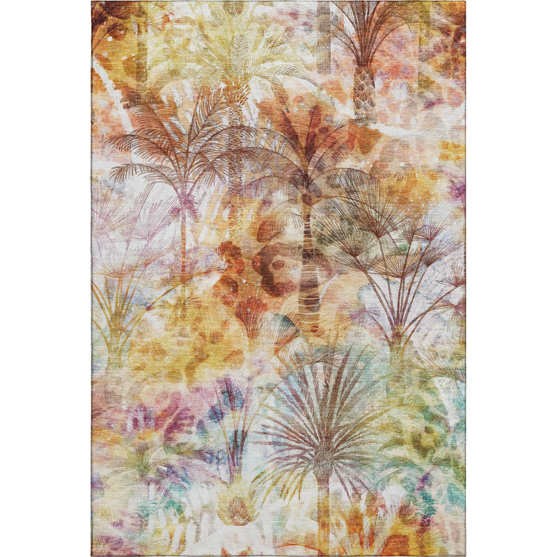 Premium Machine Washable Cerrito AMF210 Multi Rug, Rectangle 10' x 14'