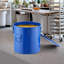 Carbon Steel Clips Kitchen Trash Can - 37.9L