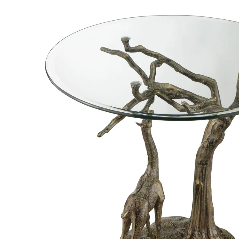 Savannah Giraffe End Table