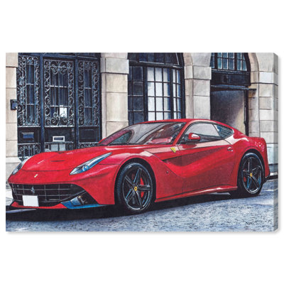 " Transportation Red Ferrari, Traditional Red "
