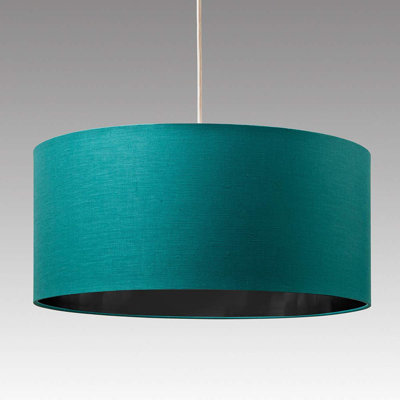 23.5cm H Cotton Drum Pendant Shade ( Clip On )