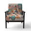 Fauteuil d'appoint rembourré Geometric Hexagons-1911020438