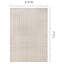 Tapis ivoire à motif géométrique Kahana-1213933008