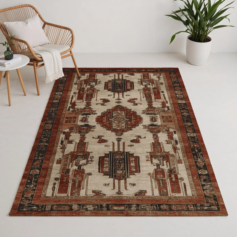Tapis brun d'intérieur et d'extérieur, Rectangulaire 3 pi x 5 pi