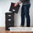 Decorative Vinyl Record Storage Box for 50+ Single Records