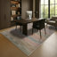 Tapis intérieur / extérieur rayé multicolore à tissage plat Ellenton-376811687