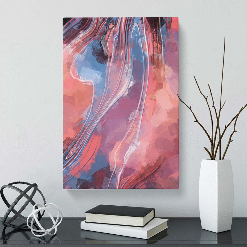 Honey Stream In Abstract - Wrapped Canvas, 50cm H x 35cm W x 3cm D