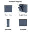 Armoire poubelle double inclinable Farmhouse Blue