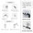 Aaja 2 Piece Metal Floating Shelf-518662569