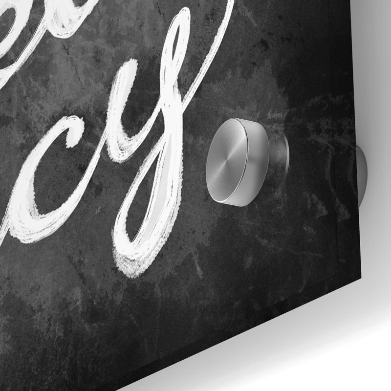 Art mural en verre acrylique Epic Art «Chalkboard Watermelon» par Art Licensing Studio, 36 po x 36 po, H 36 po x l 36 po