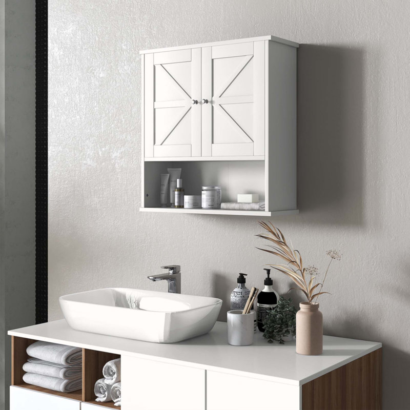 Armoire murale Farmhouse, Blanc