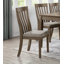 Mobilier de salle à manger 6 pièces Country Casual - Brun brossé, table avec tiroirs + banc + chaises-653584209-653584223-653584220