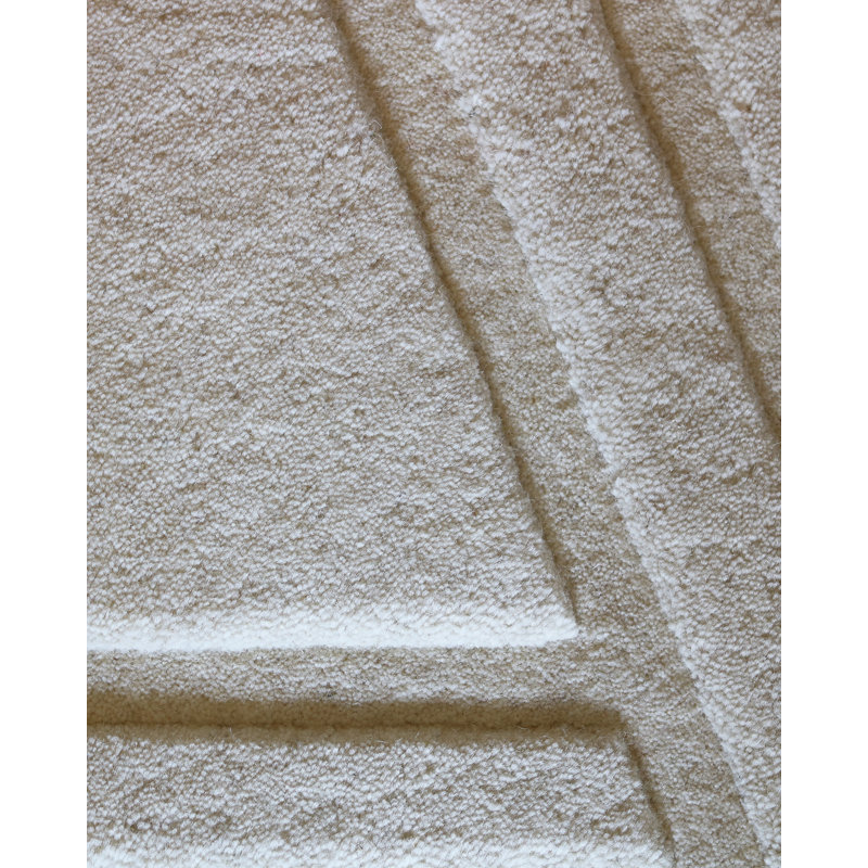 Off White Kyoto Rug, Round 8'2"