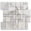 Calacatta 12" x 12" Marble Mosaic Tile-79891883