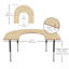 Table d'activité avec pieds réglables La Madera-99105544-120284109-82378678