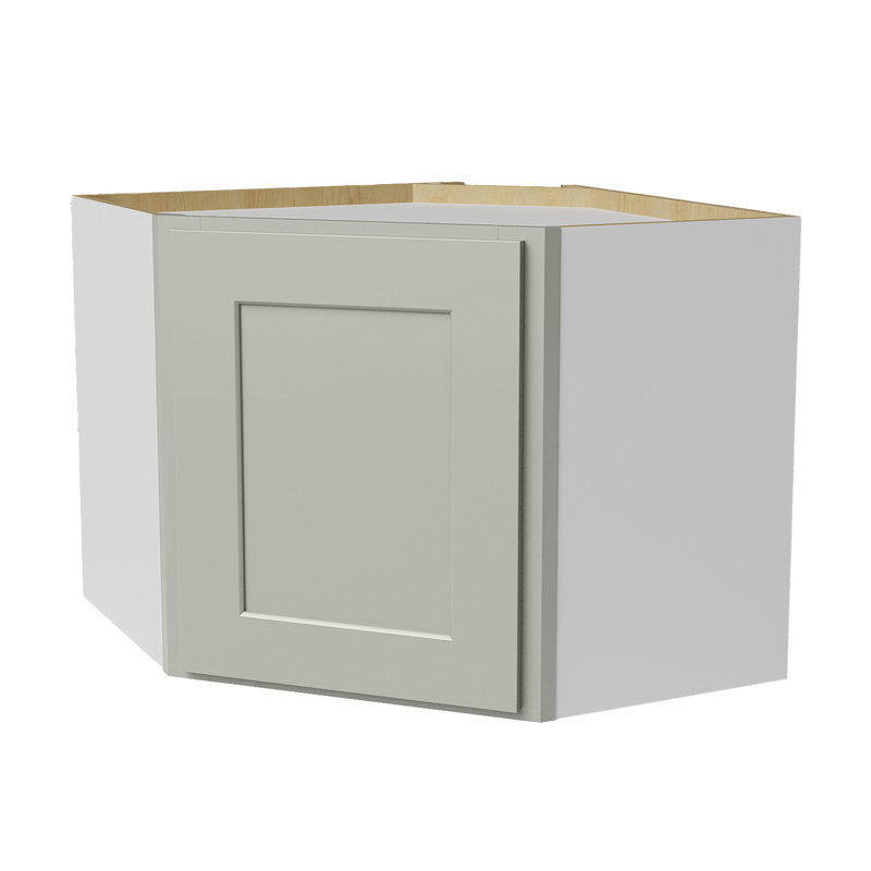 Armoire murale diagonale, 24" W x 15" H x 12" D, Blanc
