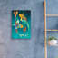 Art mural en verre épique «Ornamental Koi 2» par Chariklia Zarris, 16 po x 24 po-1386519348