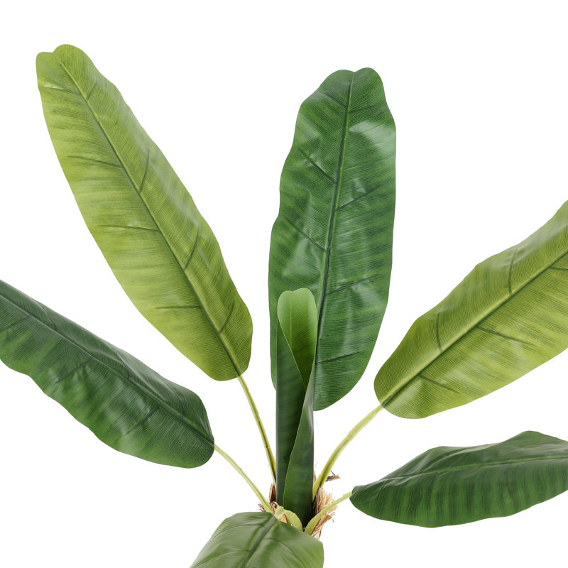 Faux Banana Leaf 40" Potted Tree