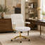 Chaise de bureau ergonomique en filet à haut dossier avec contrôle de tension réglable et base chromée durable pour le travail quotidien