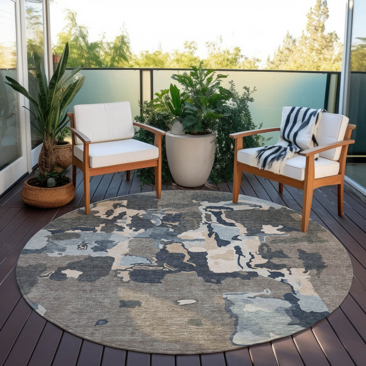  Machine Washable Indoor/Outdoor Chayden ACN1028 Rug