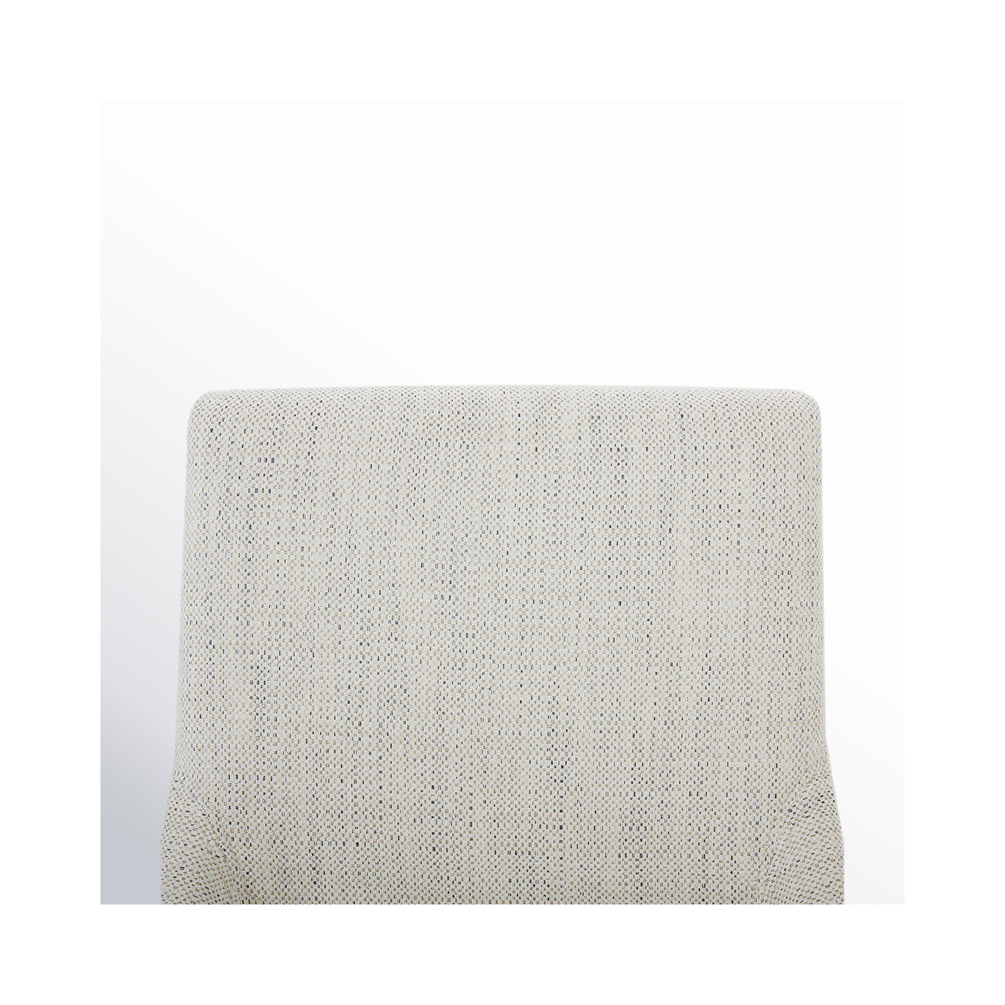 Zahara Upholstered Swivel Counter Stool, Bar Stool (30” Seat Height), Prestige Ivory Basketweave/Brown