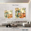 Yarlin, récolte d'aquarelle bleu sarcelle citrouilles I-109142153