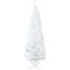 6' Artificial Pencil Christmas Tree, Slim Xmas Tree With 390 Realistic Branch Tips And Plastic Stand
